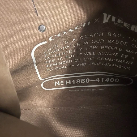 Coach X Viper Room Tote Bag - Picture 5 of 6